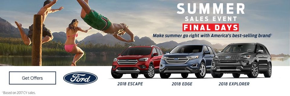 DC 2018 Ford Summer Sales Final Days